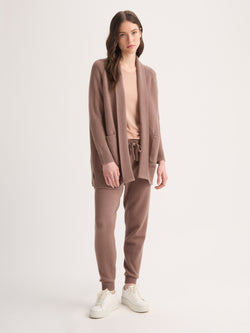 Women's Cardigan Nina Cashmere Rosewood
