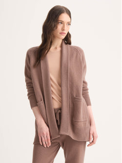 Women's Cardigan Nina Cashmere Rosewood