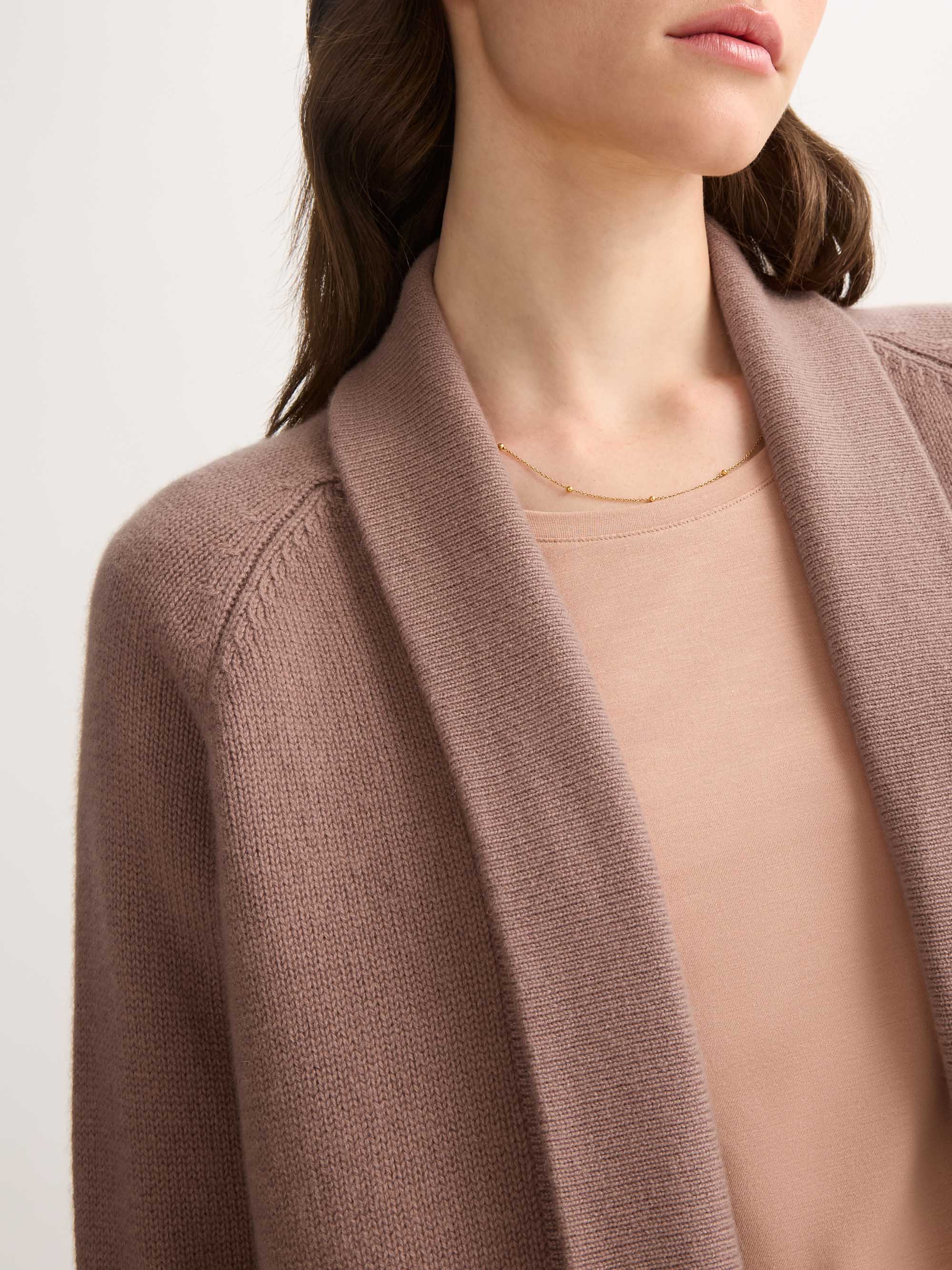 Women's Cardigan Nina Cashmere Rosewood