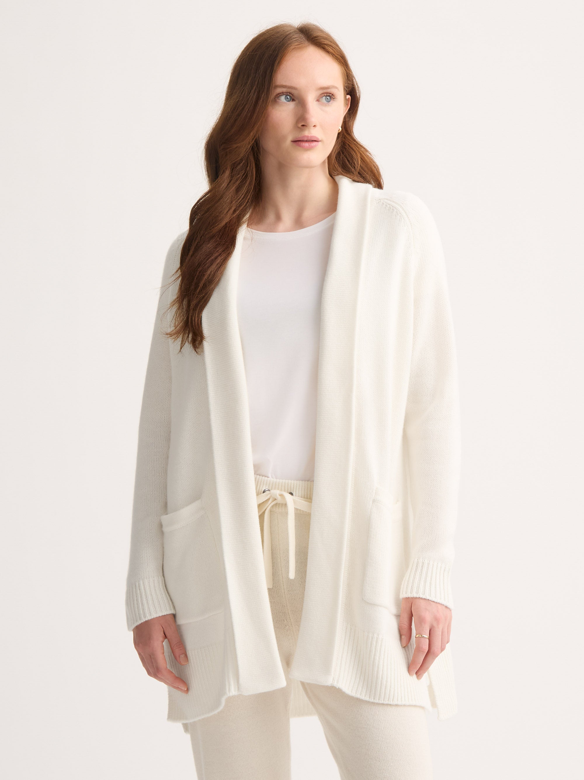 Women's Cardigan Nina Cashmere White
