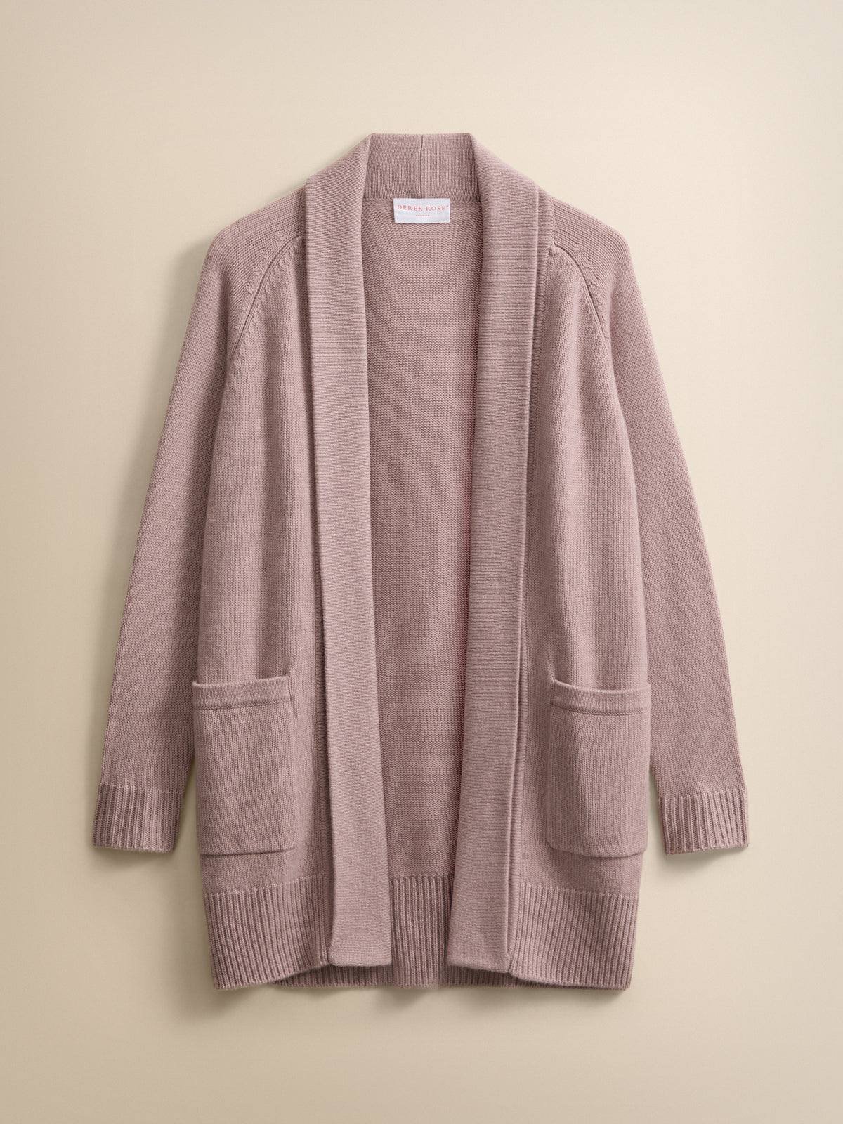 Nina Cashmere Cardigan Dusty Pink