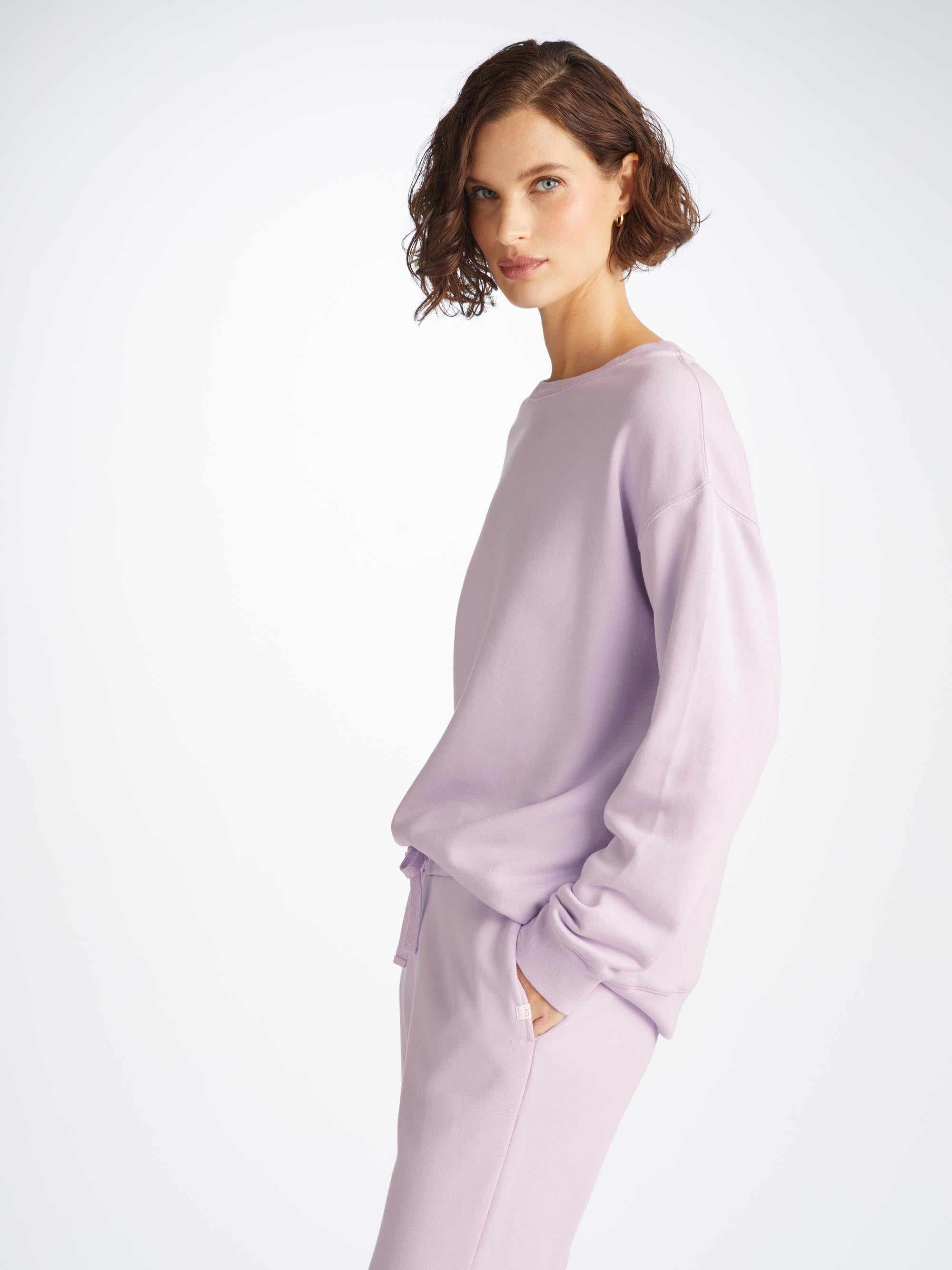 Women's Sweatpants Quinn Cotton Modal Lilac