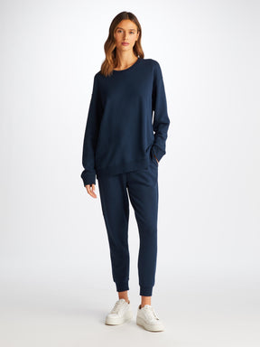 Women's Sweatpants Quinn Cotton Modal Stretch Navy