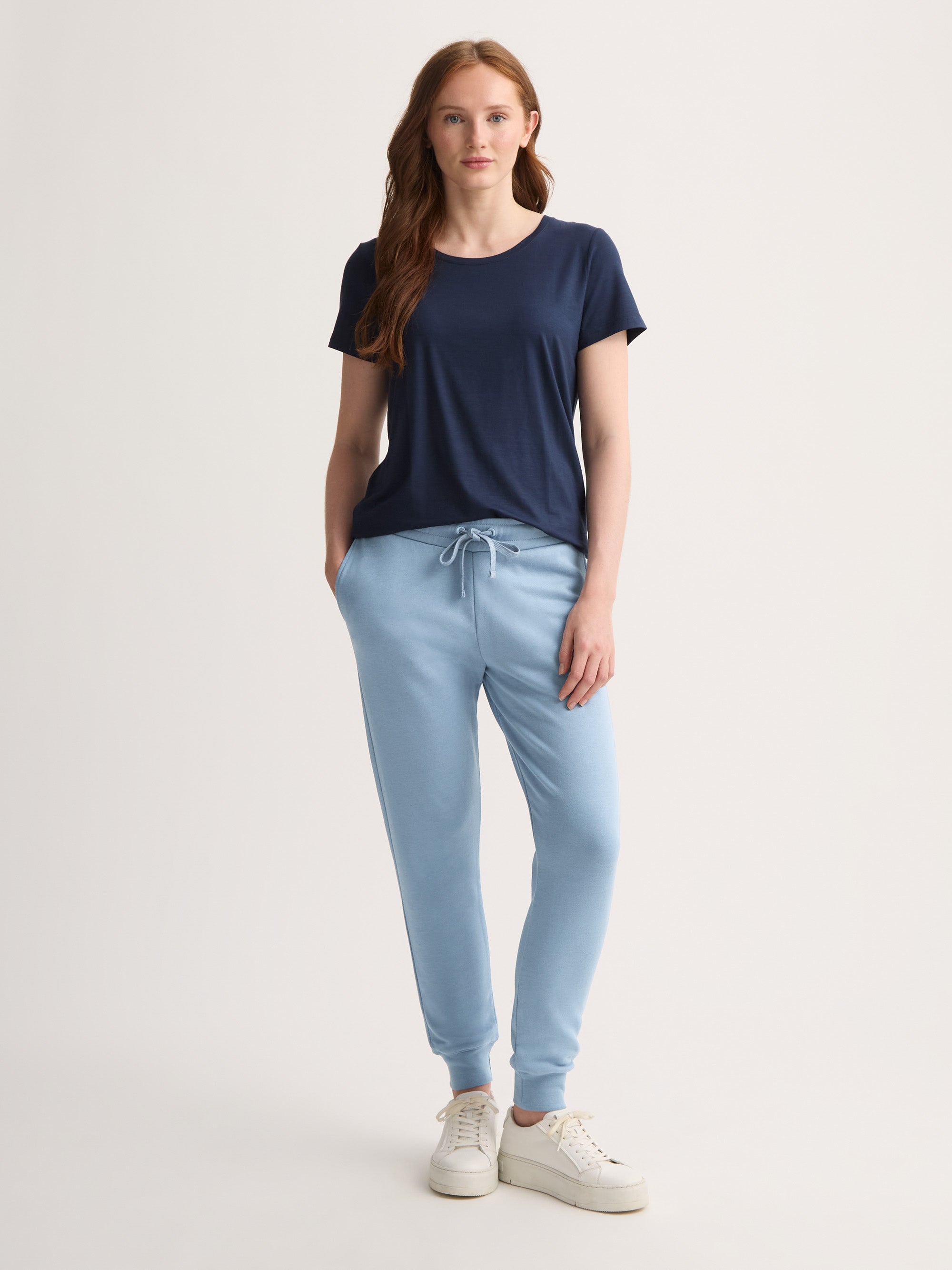 Women's Sweatpants Quinn Cotton Modal Soft Denim Blue