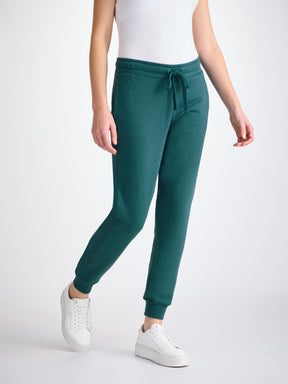 Women's Sweatpants Quinn Cotton Modal Pine Green