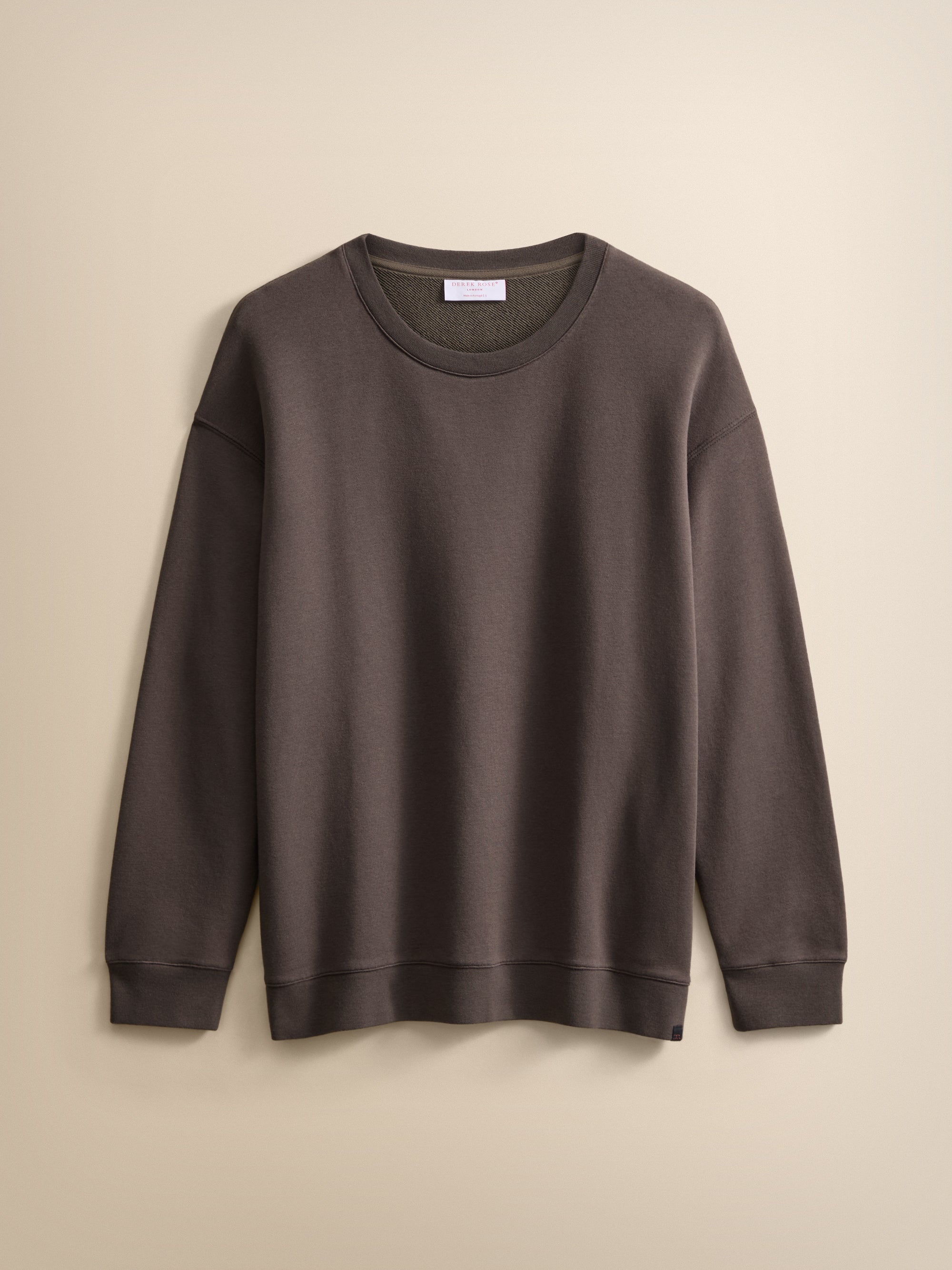 Harley Cotton Modal Sweatshirt Espresso Brown
