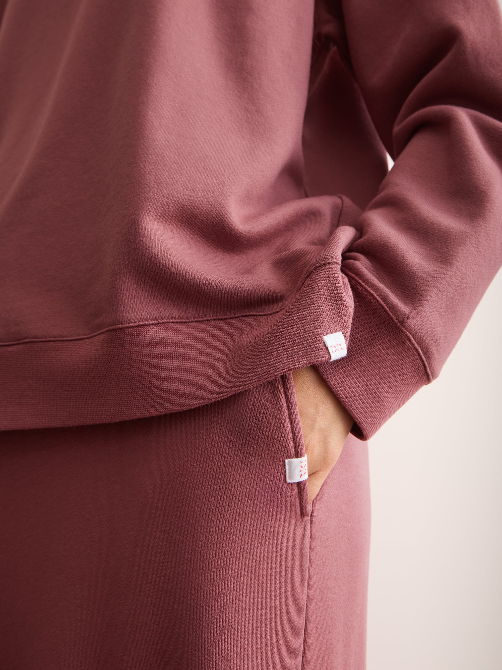 Harley Cotton Modal Sweatshirt Dusty Rose