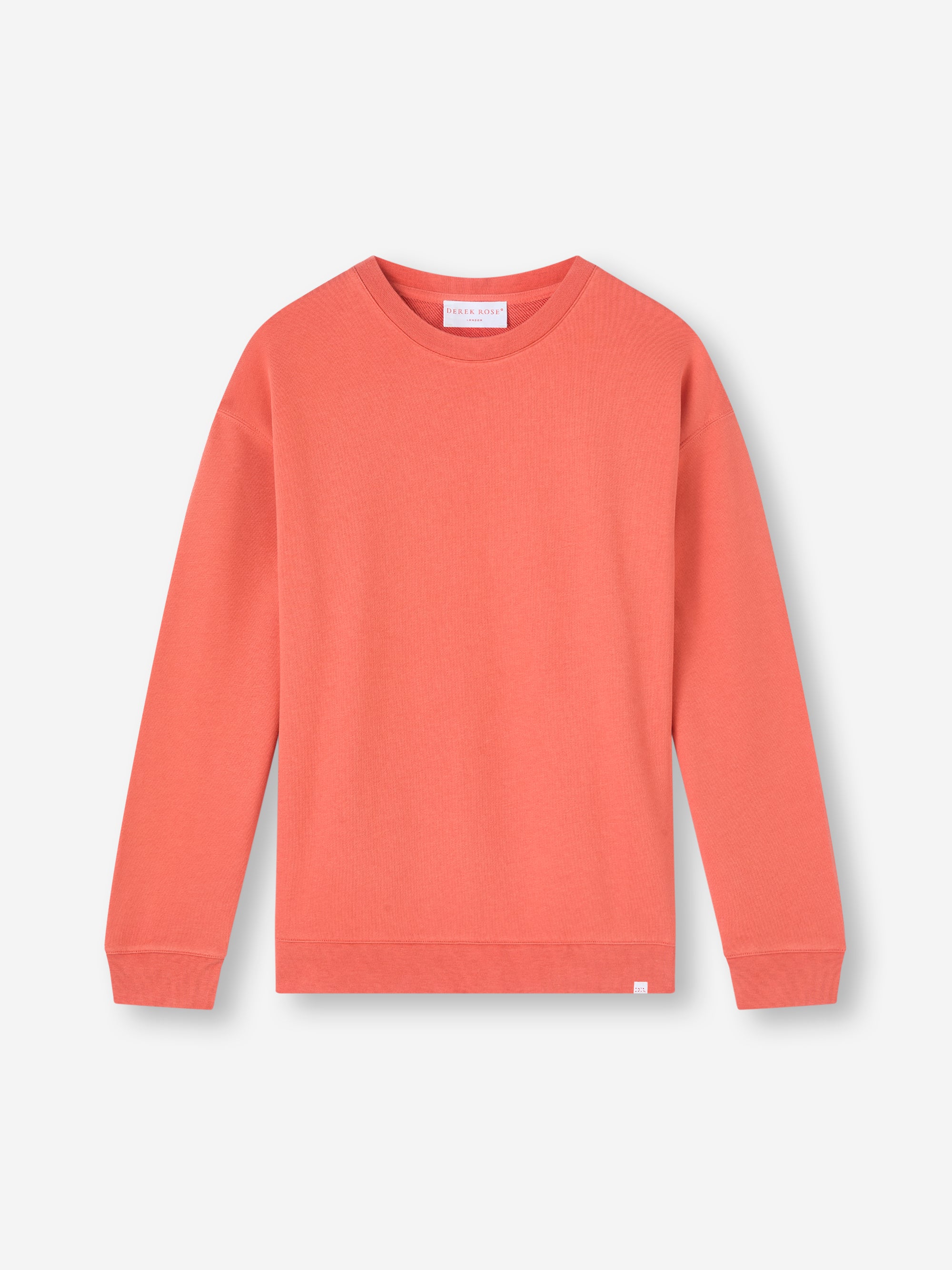 Women's Sweatshirt Quinn Cotton Modal Coral Orange