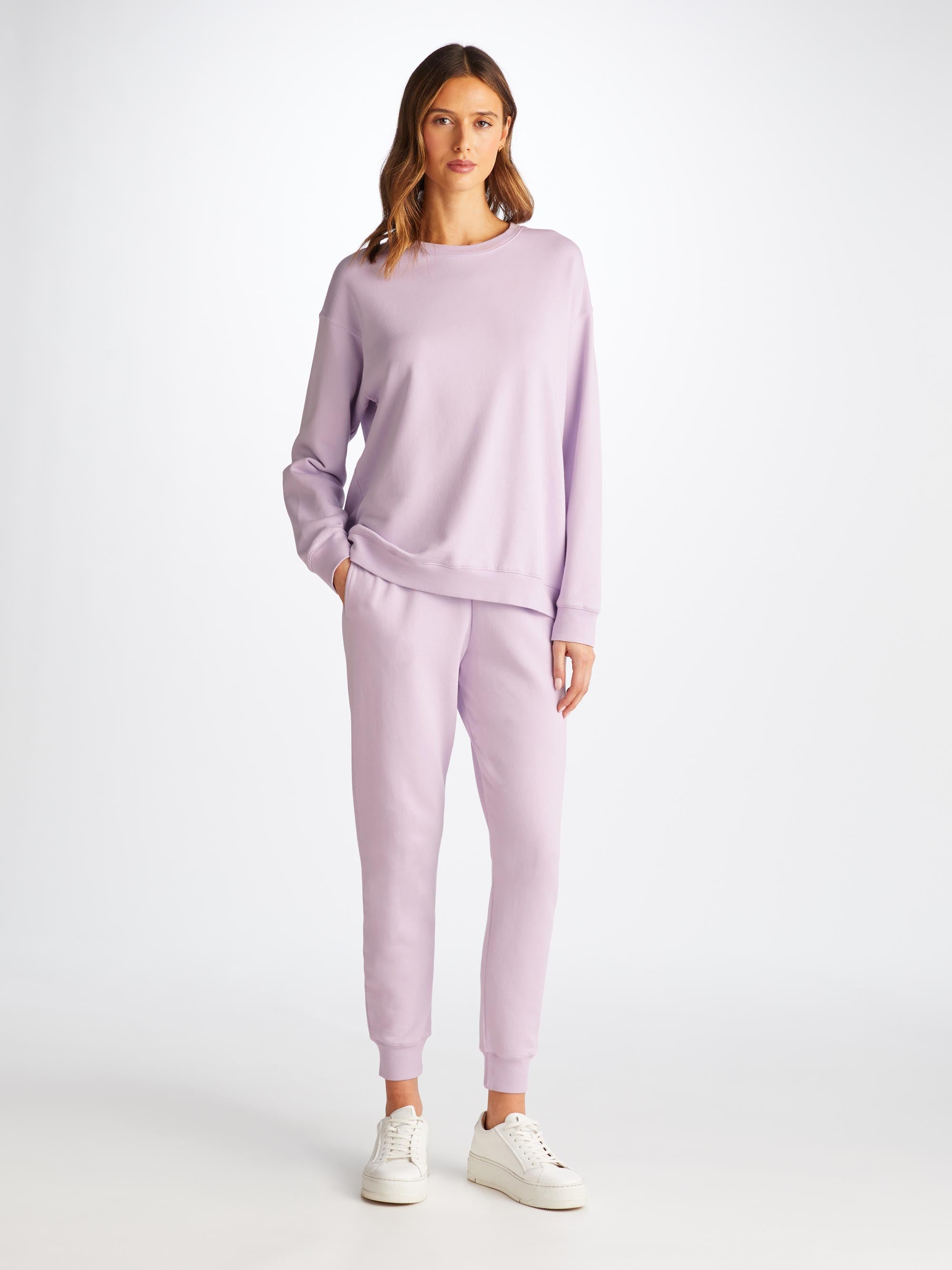 Women's Sweatshirt Quinn Cotton Modal Lilac