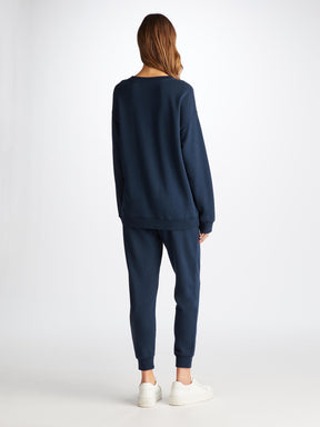 Women's Sweatshirt Quinn Cotton Modal Stretch Navy