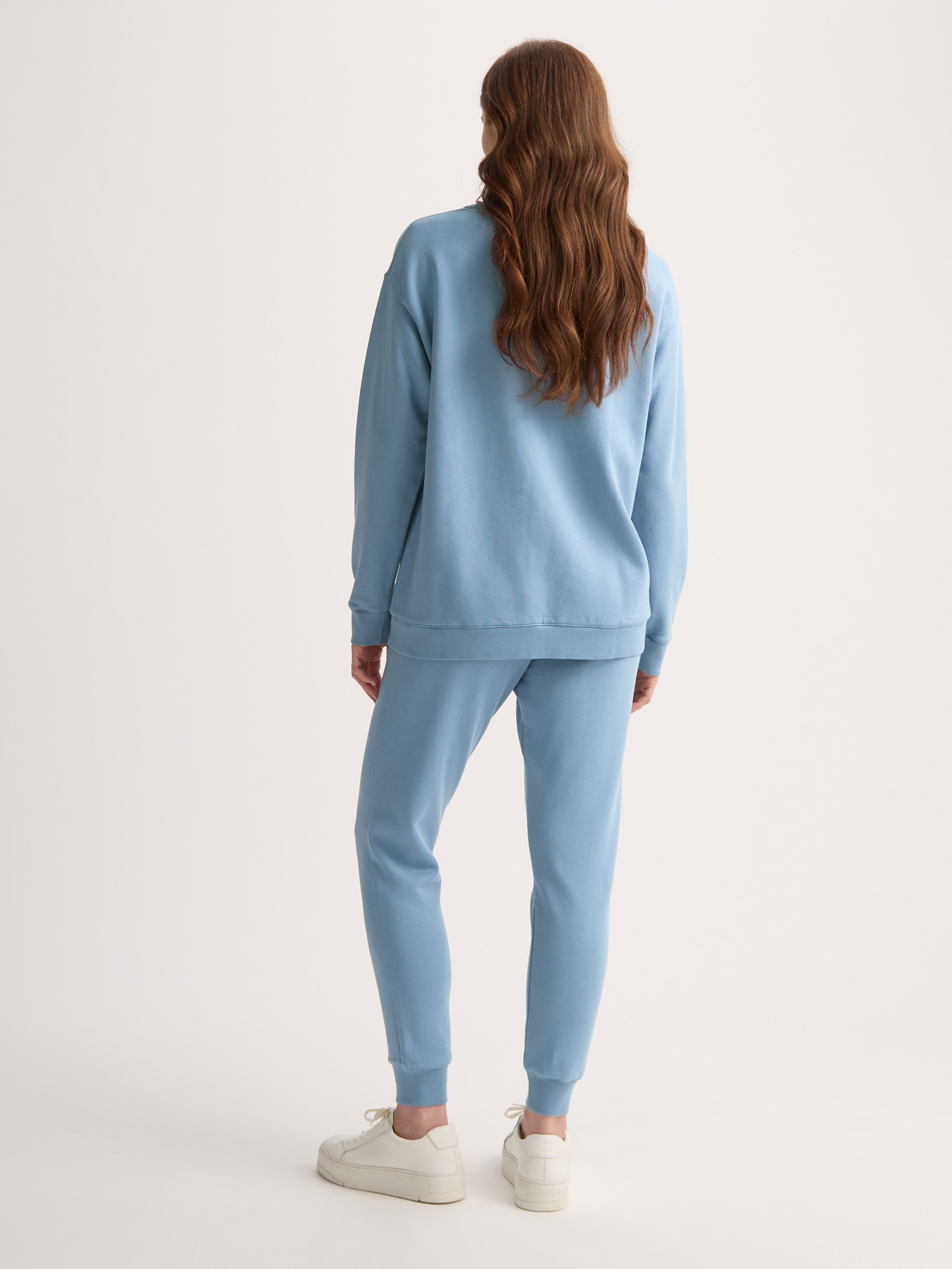 Women's Sweatshirt Quinn Cotton Modal Soft Denim Blue