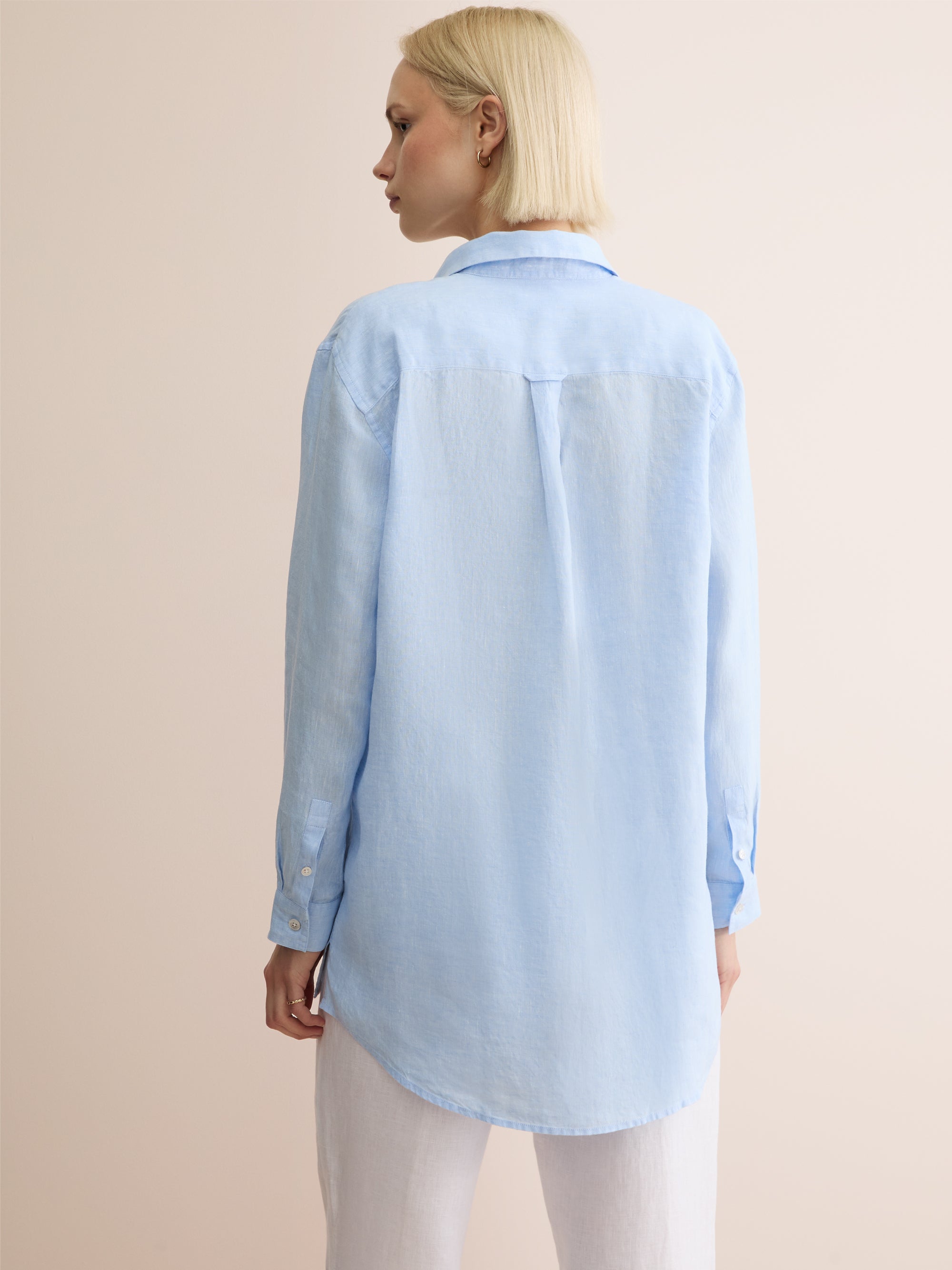 Women's Shirt Sicily Linen Sky Blue
