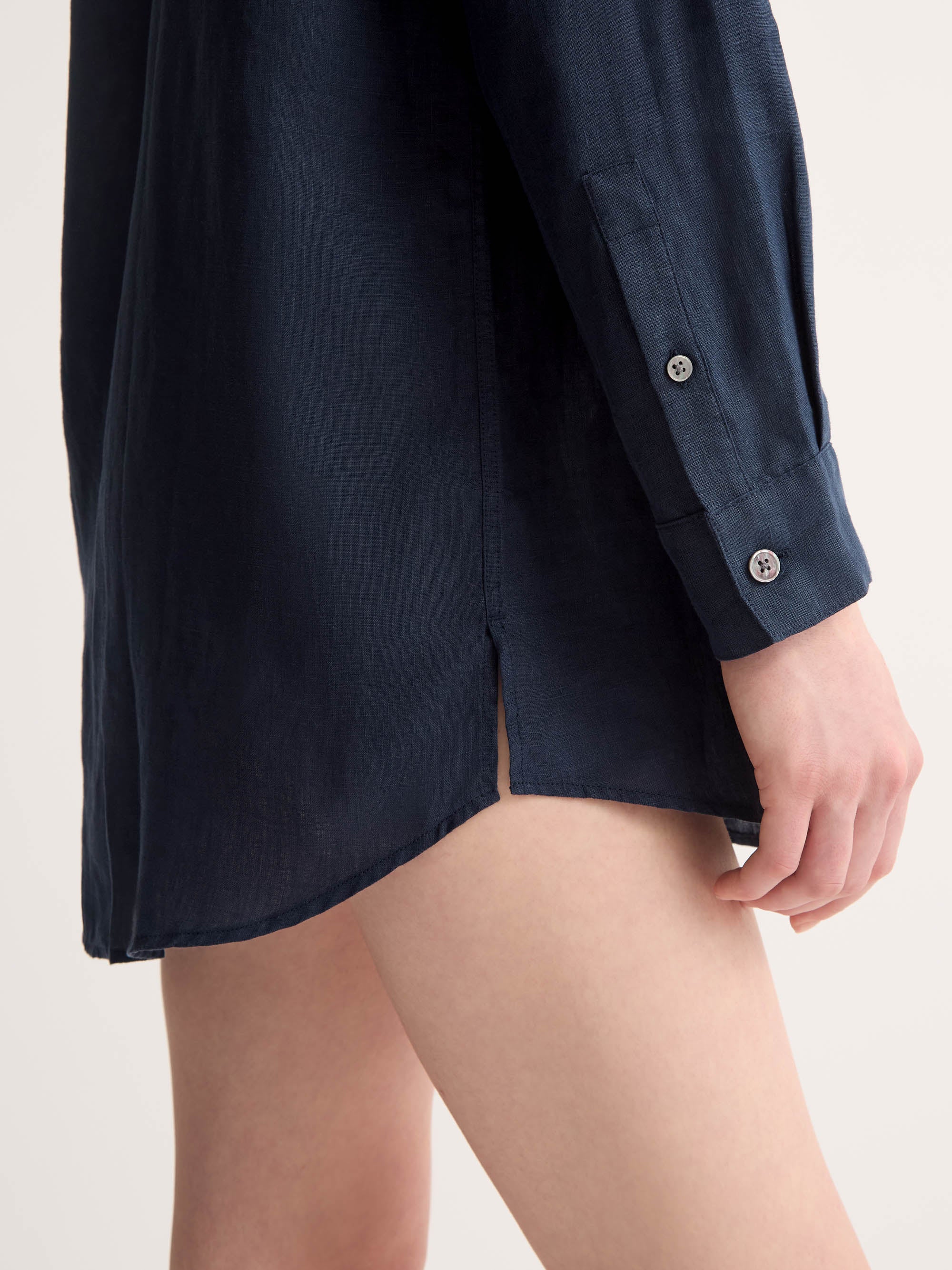 Women's Shirt Sicily Linen Navy