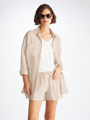 Women's Shirt Sicily Linen Sand