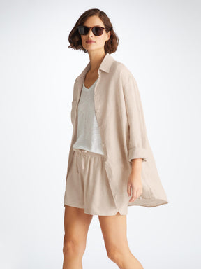 Women's Shirt Sicily Linen Sand