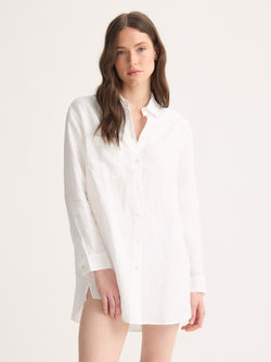 Women's Shirt Sicily Linen White