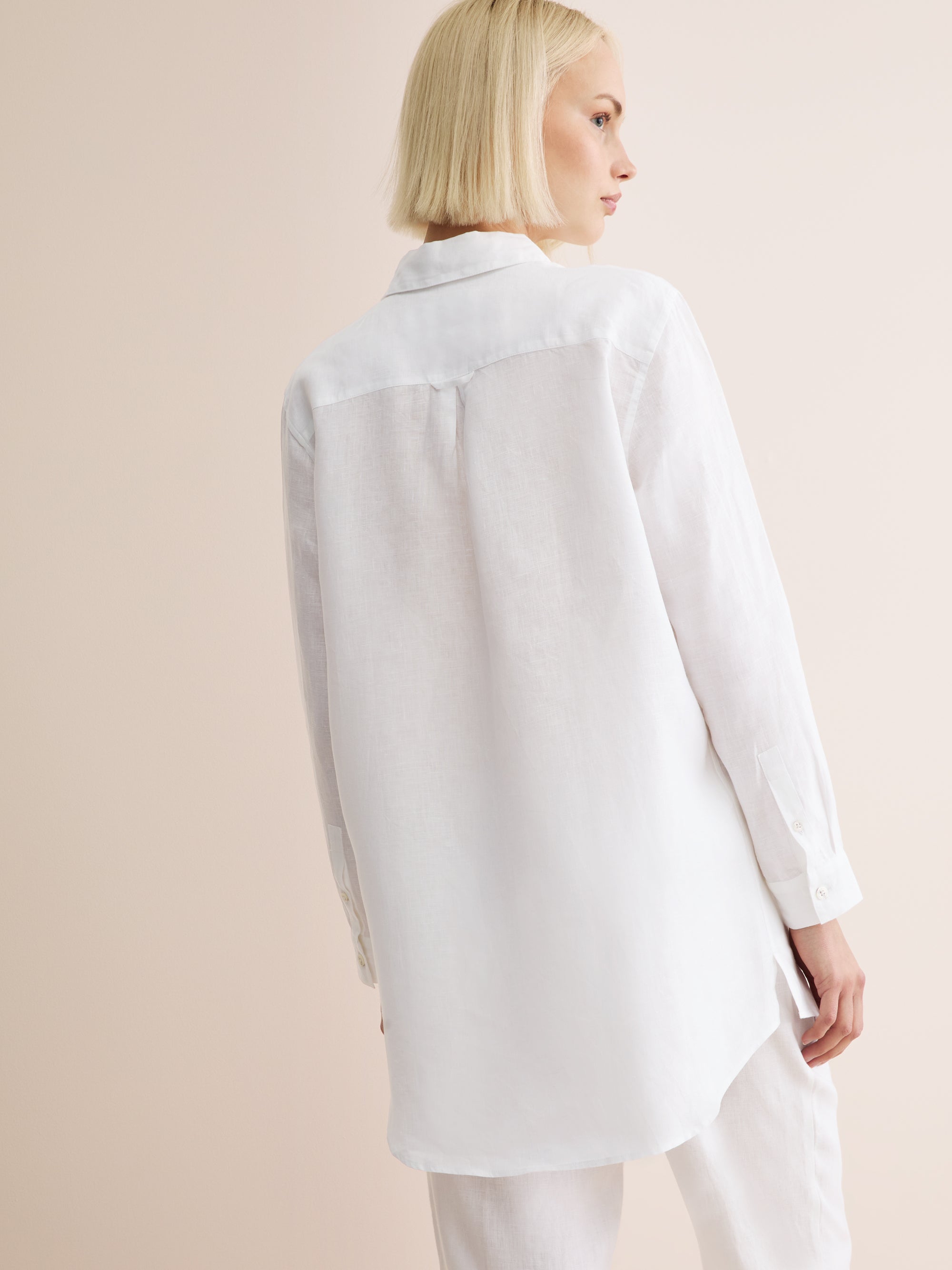 Women's Shirt Sicily Linen White