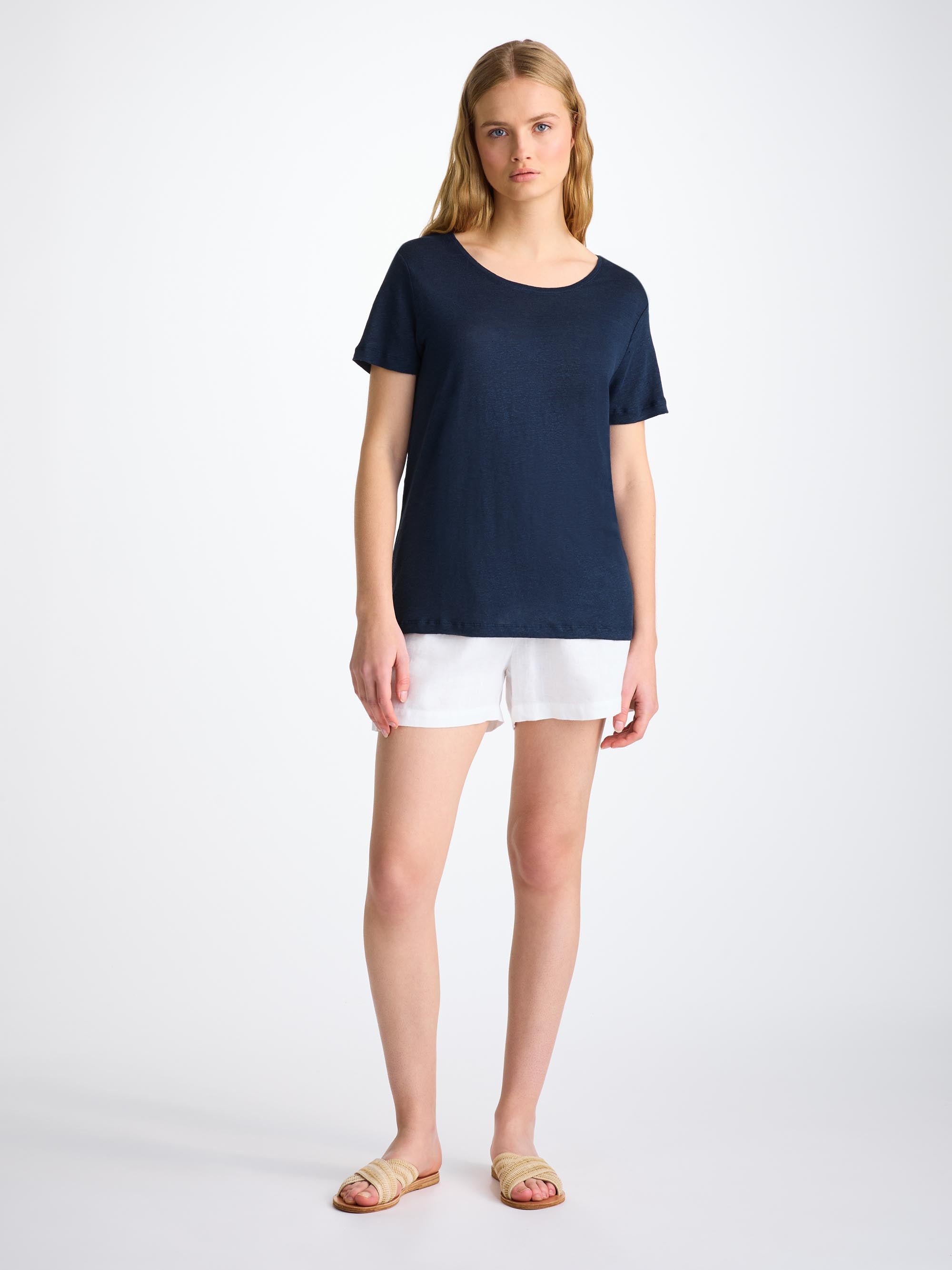 Women's T-Shirt Jordan Linen Navy