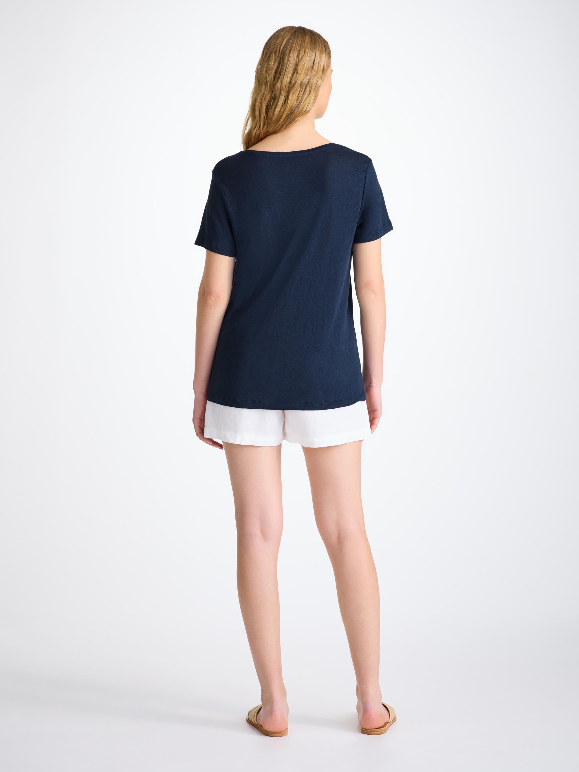 Women's T-Shirt Jordan Linen Navy