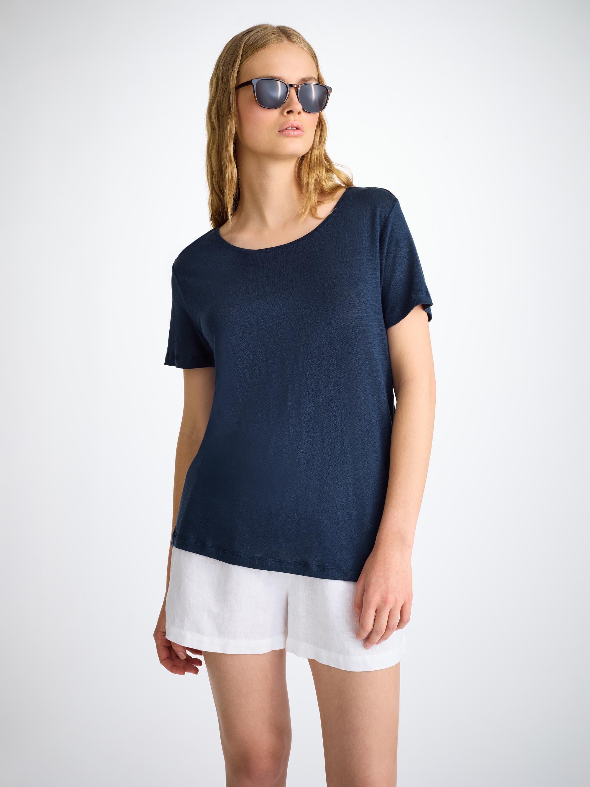Women's T-Shirt Jordan Linen Navy