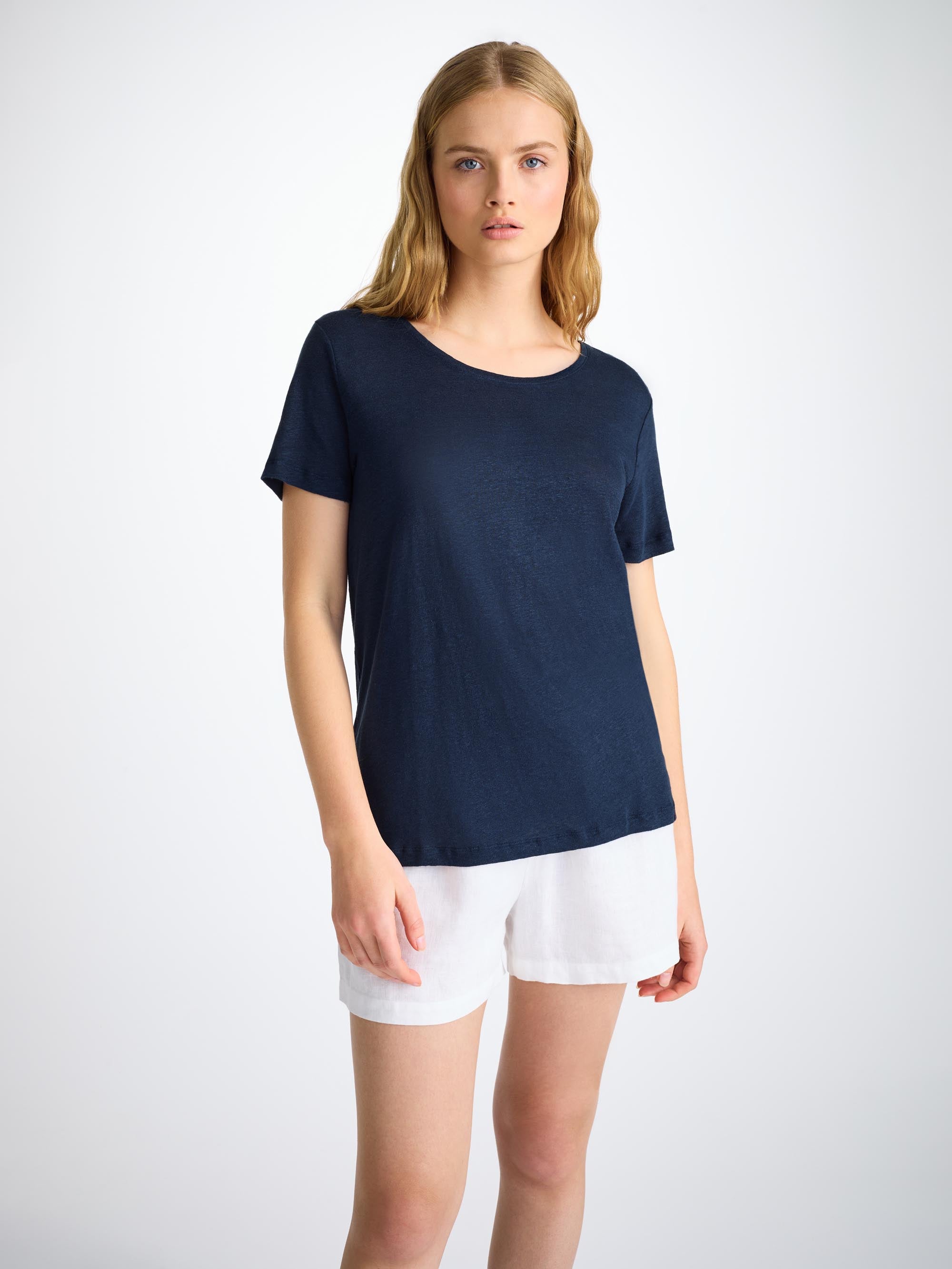 Women's T-Shirt Jordan Linen Navy