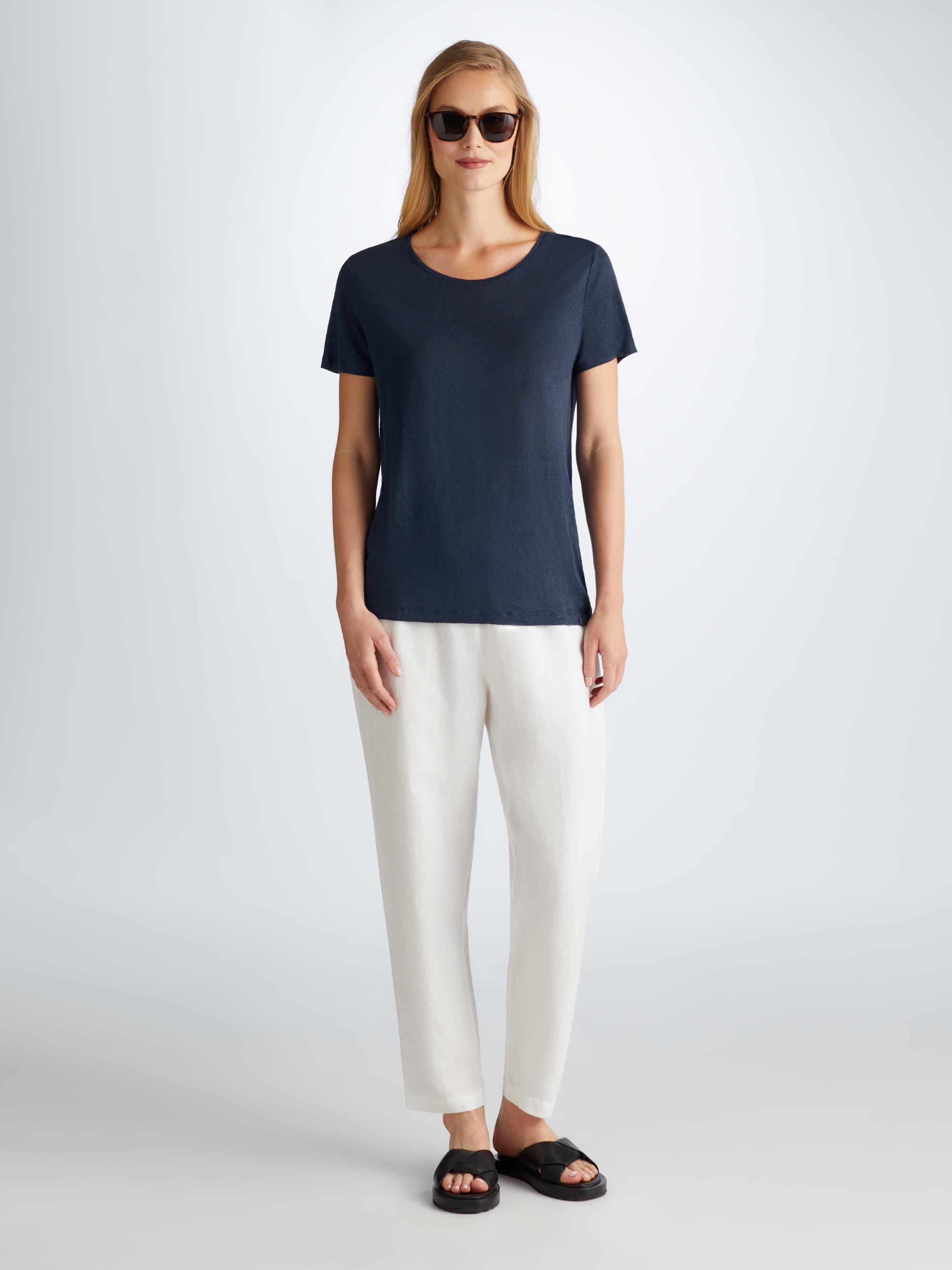Women's T-Shirt Jordan Linen Navy