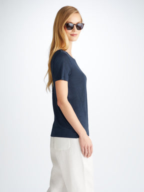 Women's T-Shirt Jordan Linen Navy