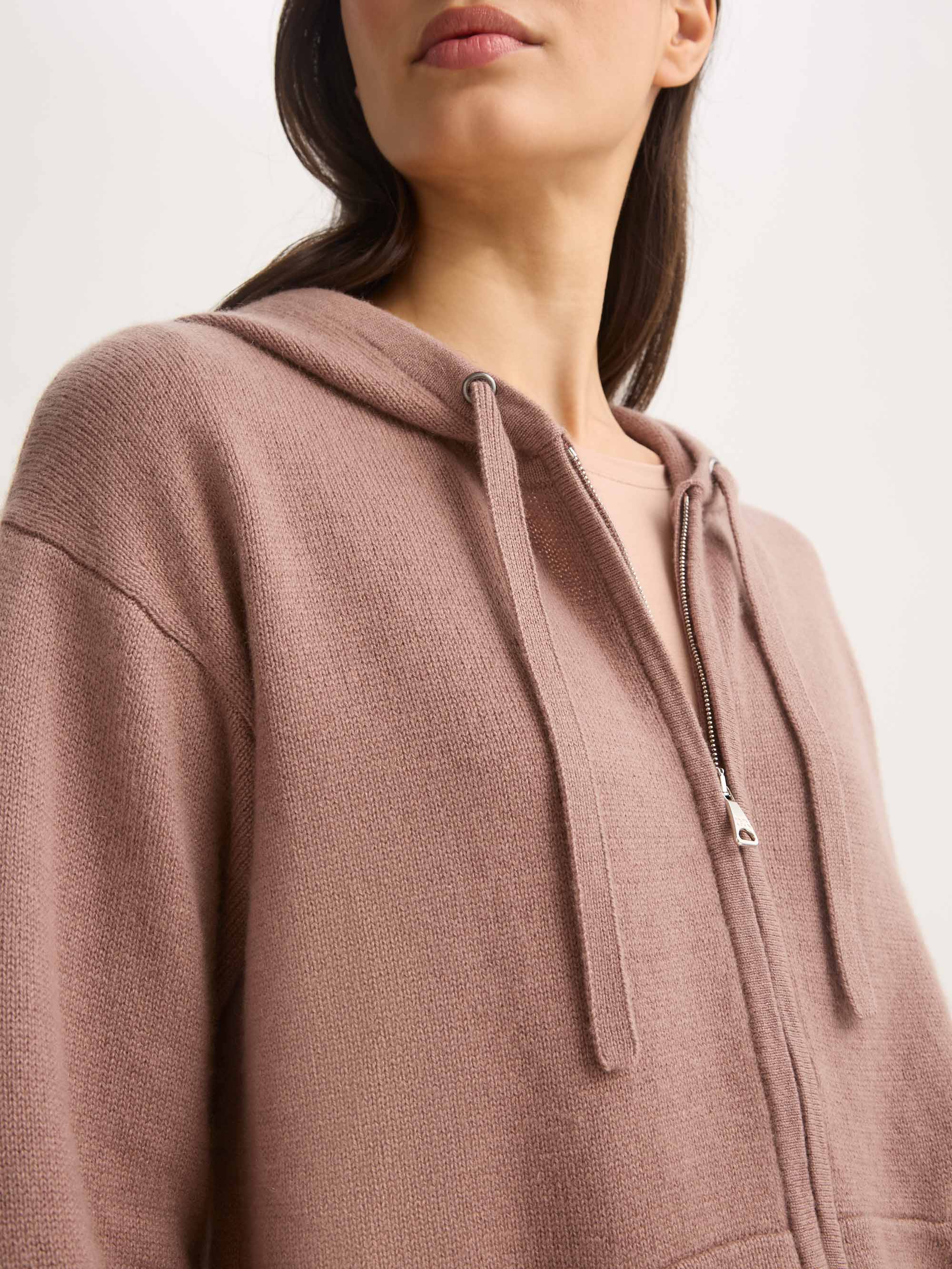 Women's Hoodie Daphne Cashmere Rosewood