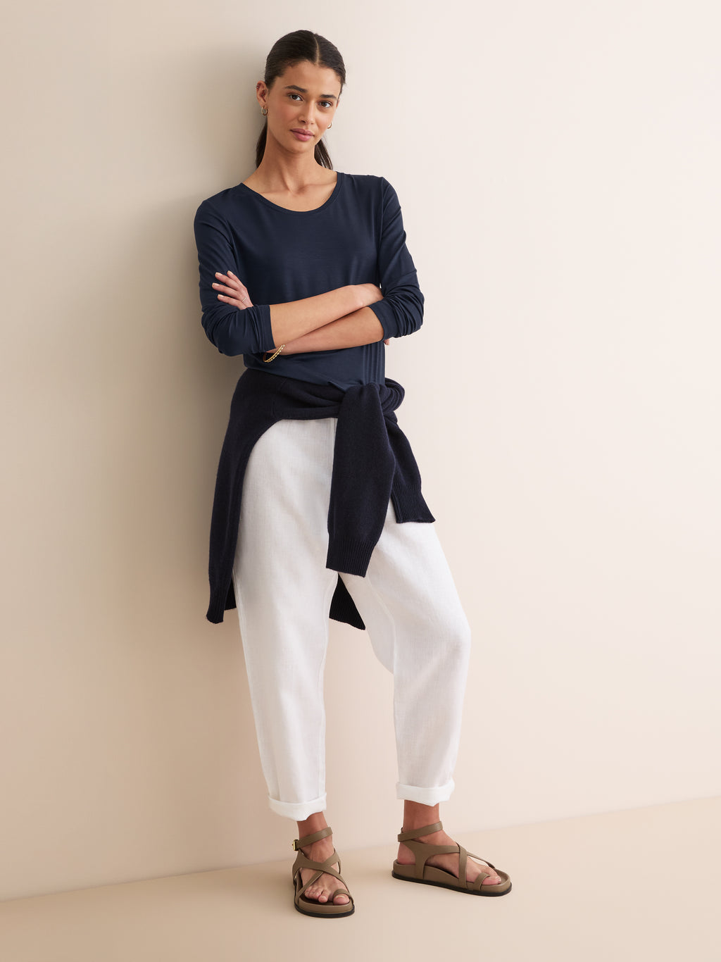 Long Sleeve T Shirt Lara Micro Modal Stretch
