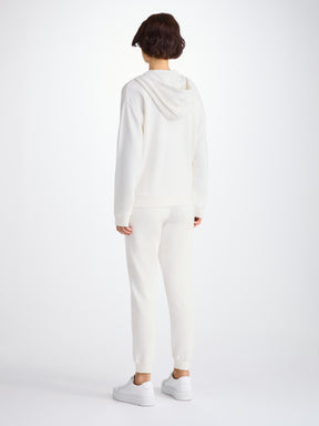 Women's Hoodie Quinn Cotton Modal White