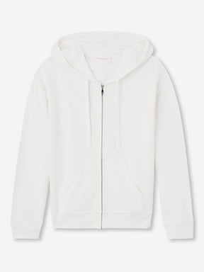 Women's Hoodie Quinn Cotton Modal White