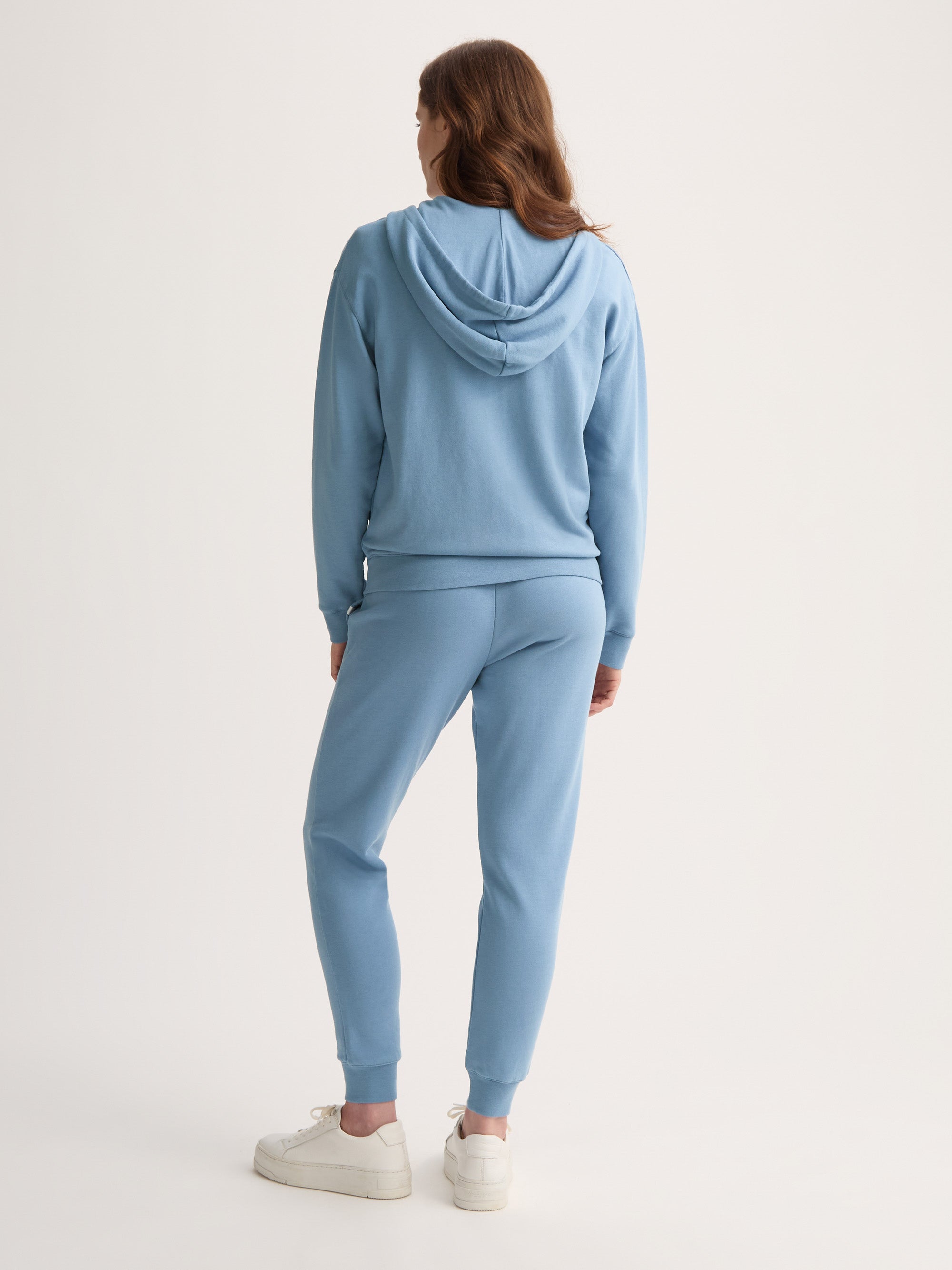 Women's Hoodie Quinn Cotton Modal Soft Denim Blue