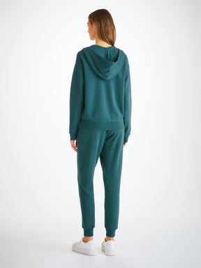 Women's Hoodie Quinn Cotton Modal Pine Green
