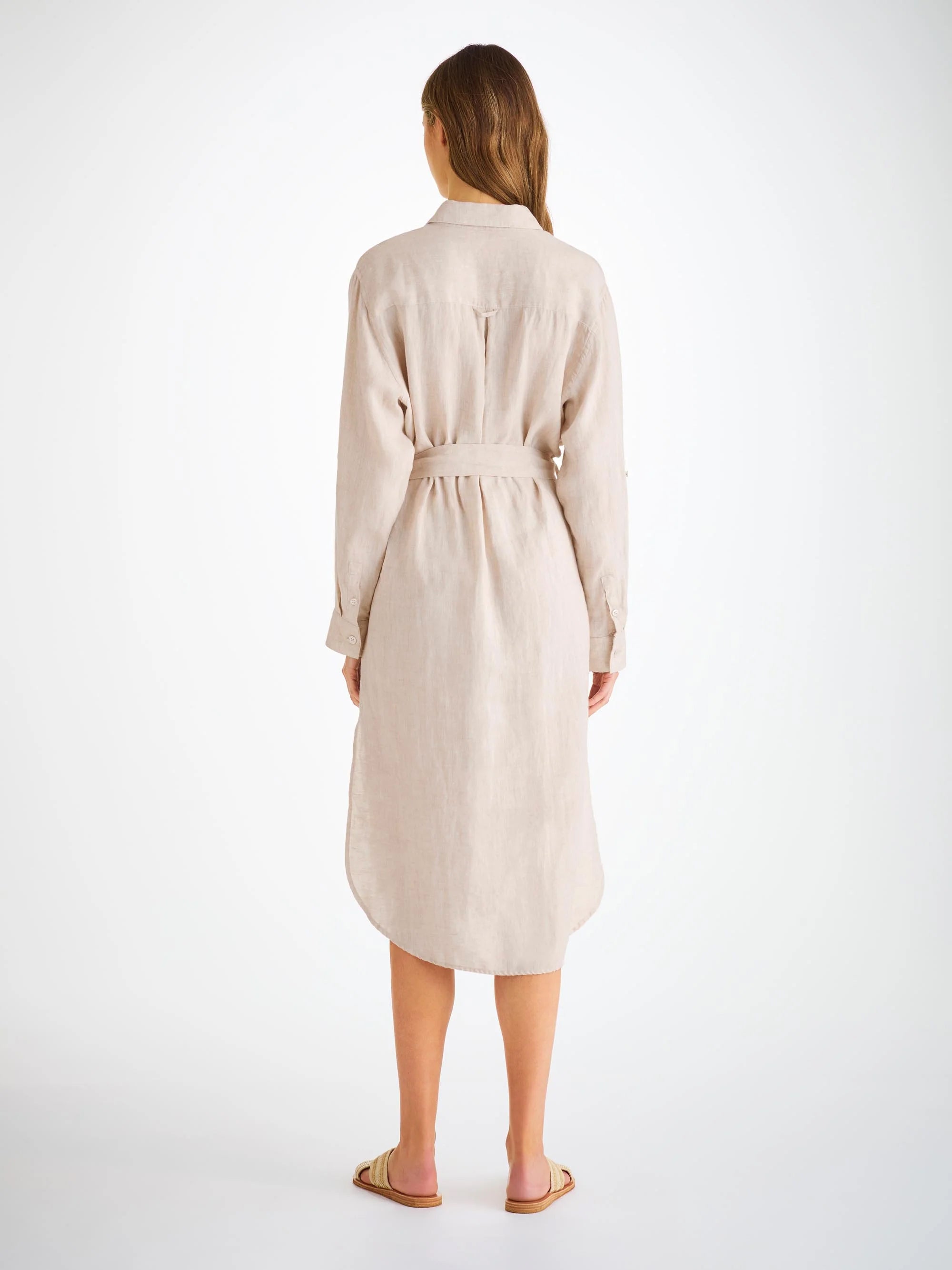 Women's Dress Sicily Linen Sand