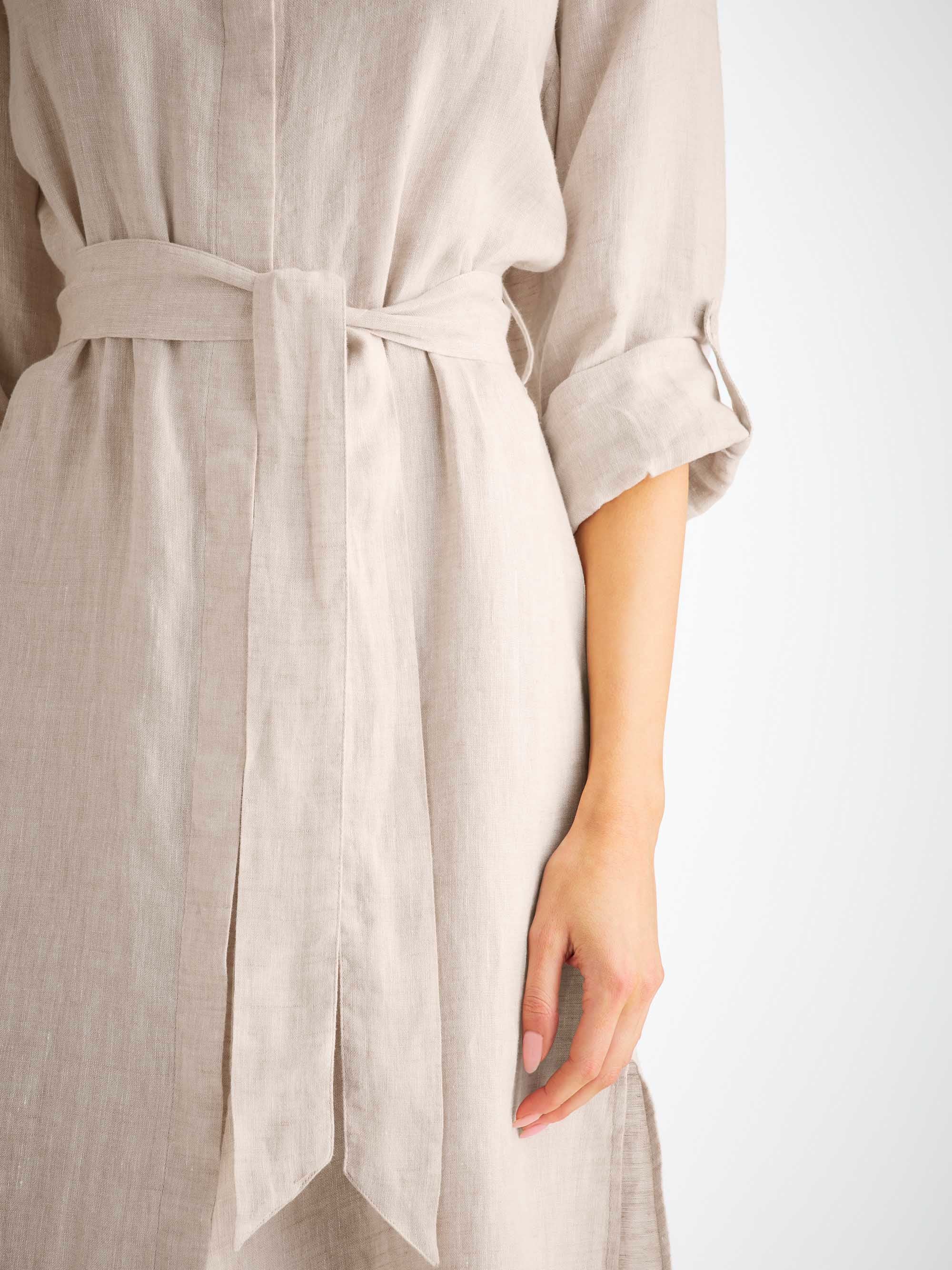 Women's Dress Sicily Linen Sand