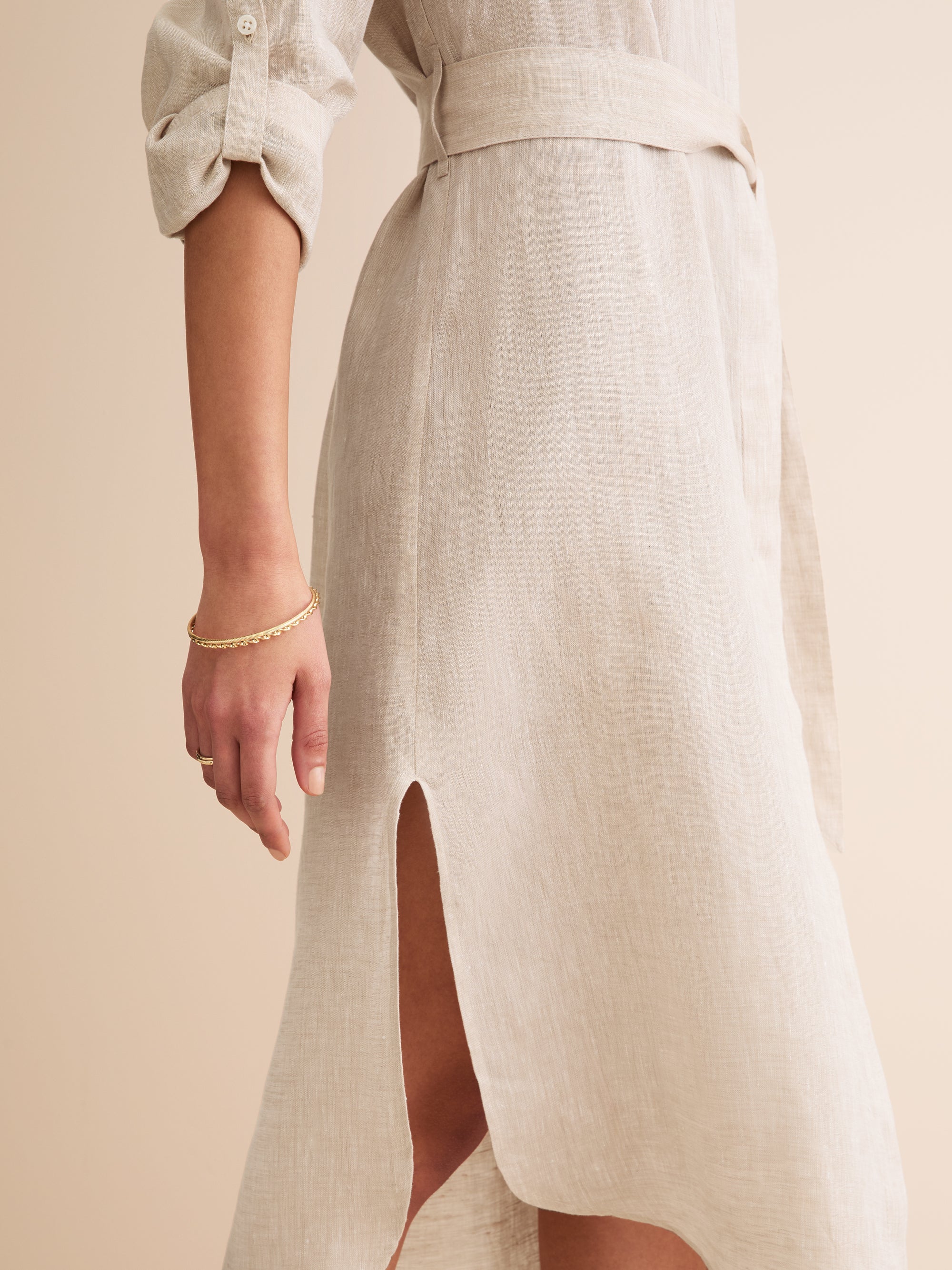 Women's Dress Sicily Linen Sand
