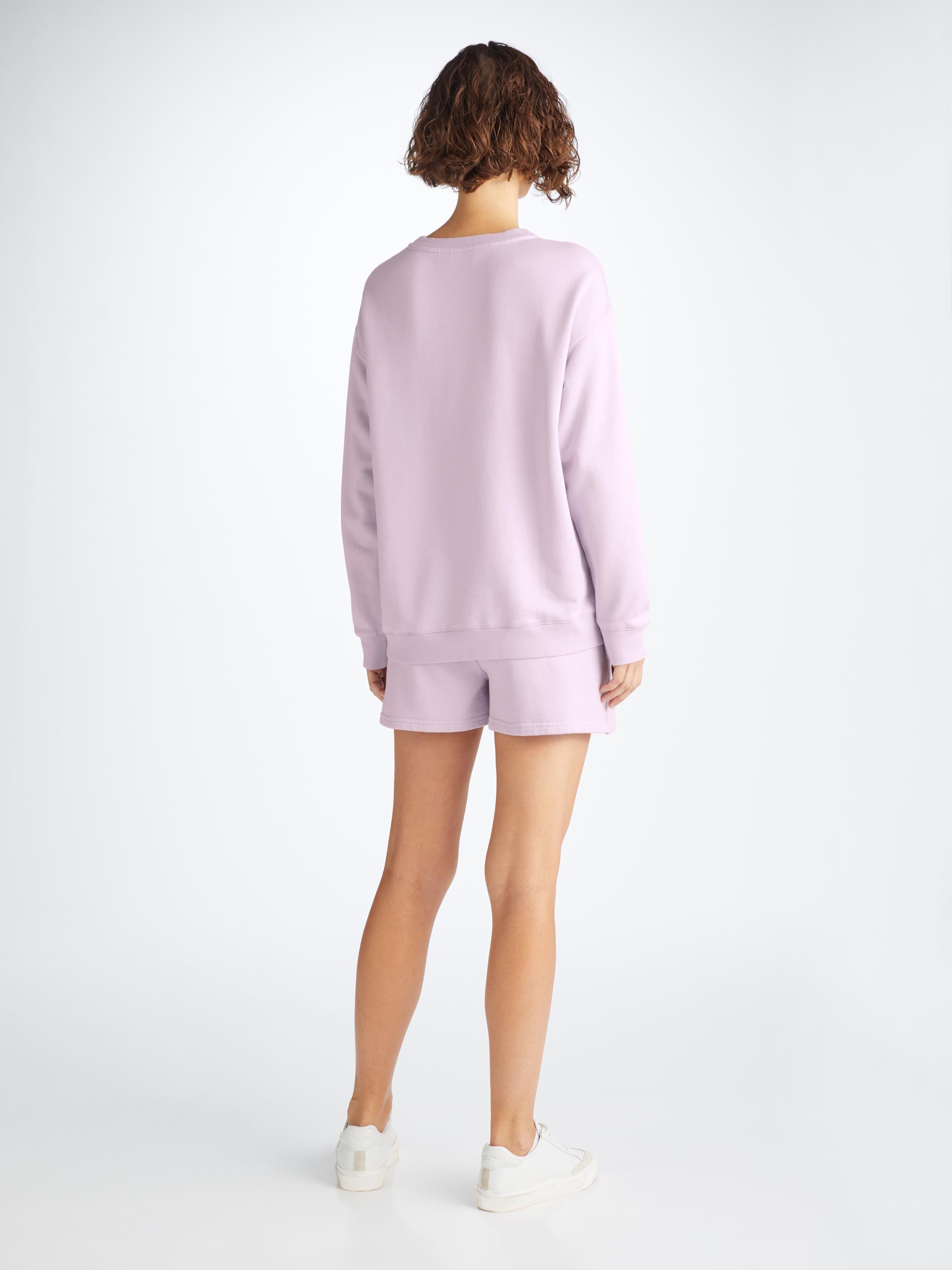 Women's Sweat Shorts Quinn Cotton Modal Lilac