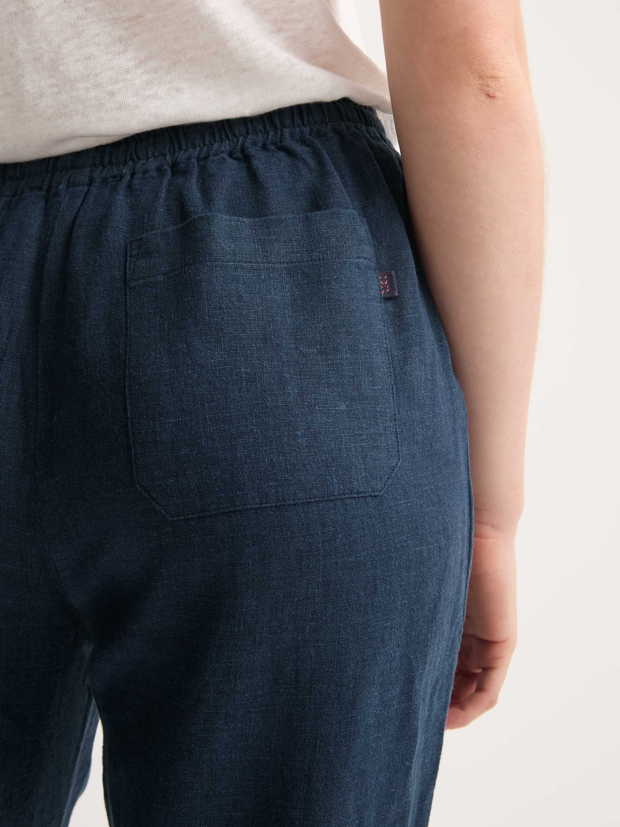 Women's Pants Vienna Linen Navy