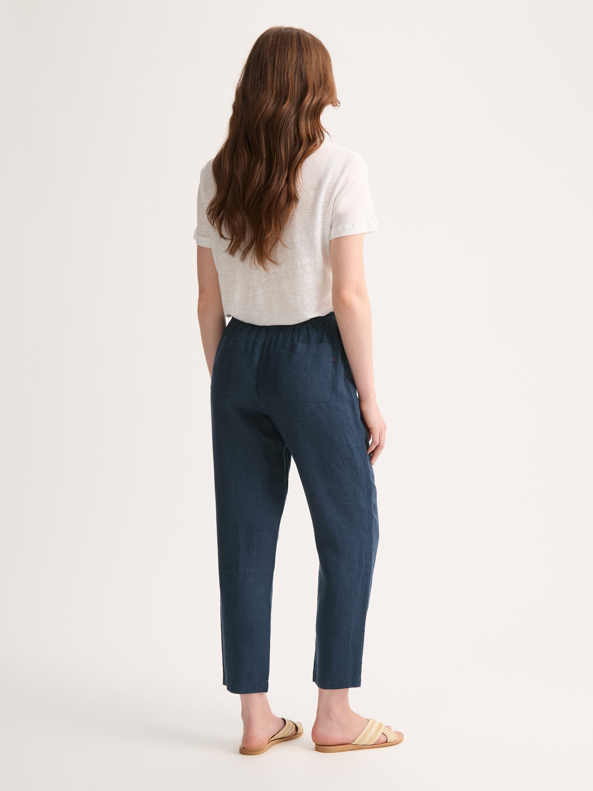 Women's Pants Vienna Linen Navy