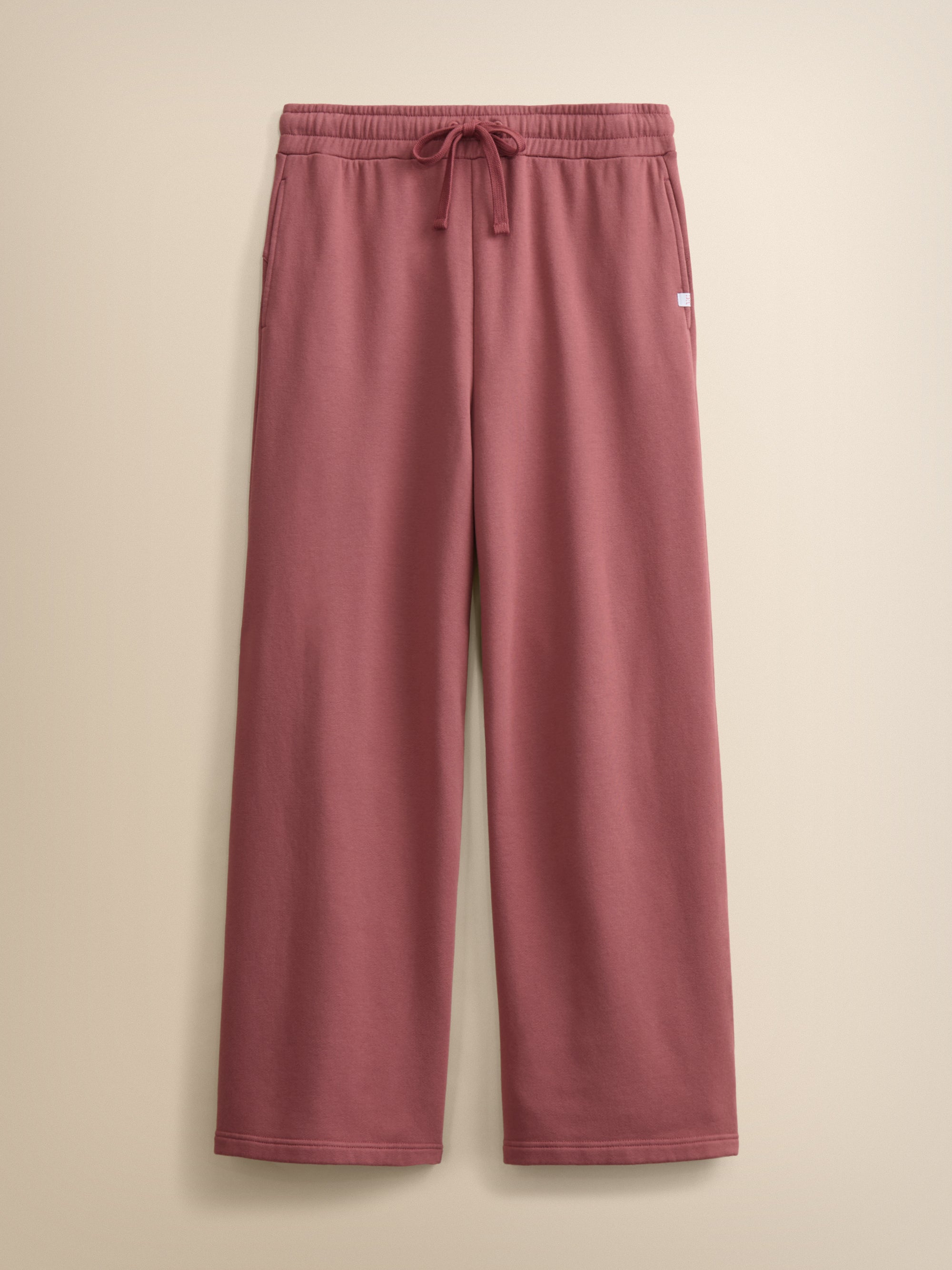 Harley Cotton Modal Wide Leg Sweatpants Dusty Rose