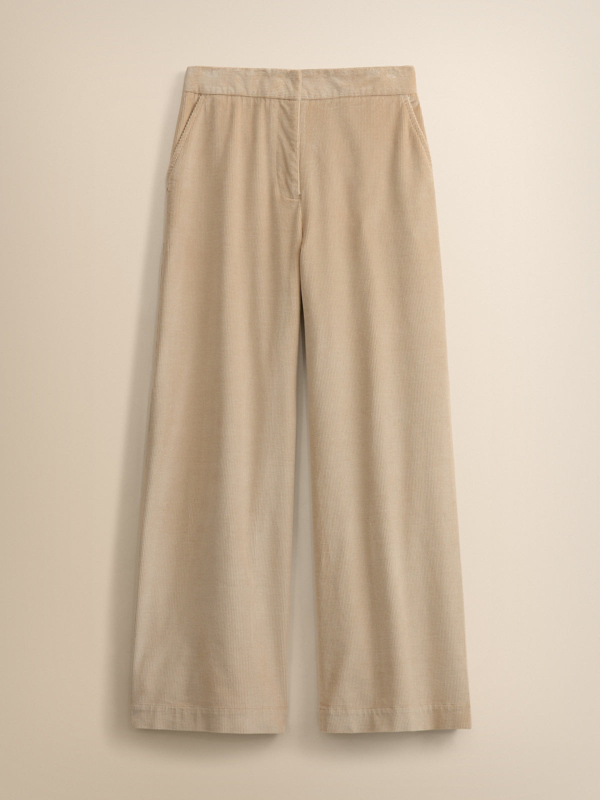 Chloe Organic Cotton Corduroy Pants Fawn