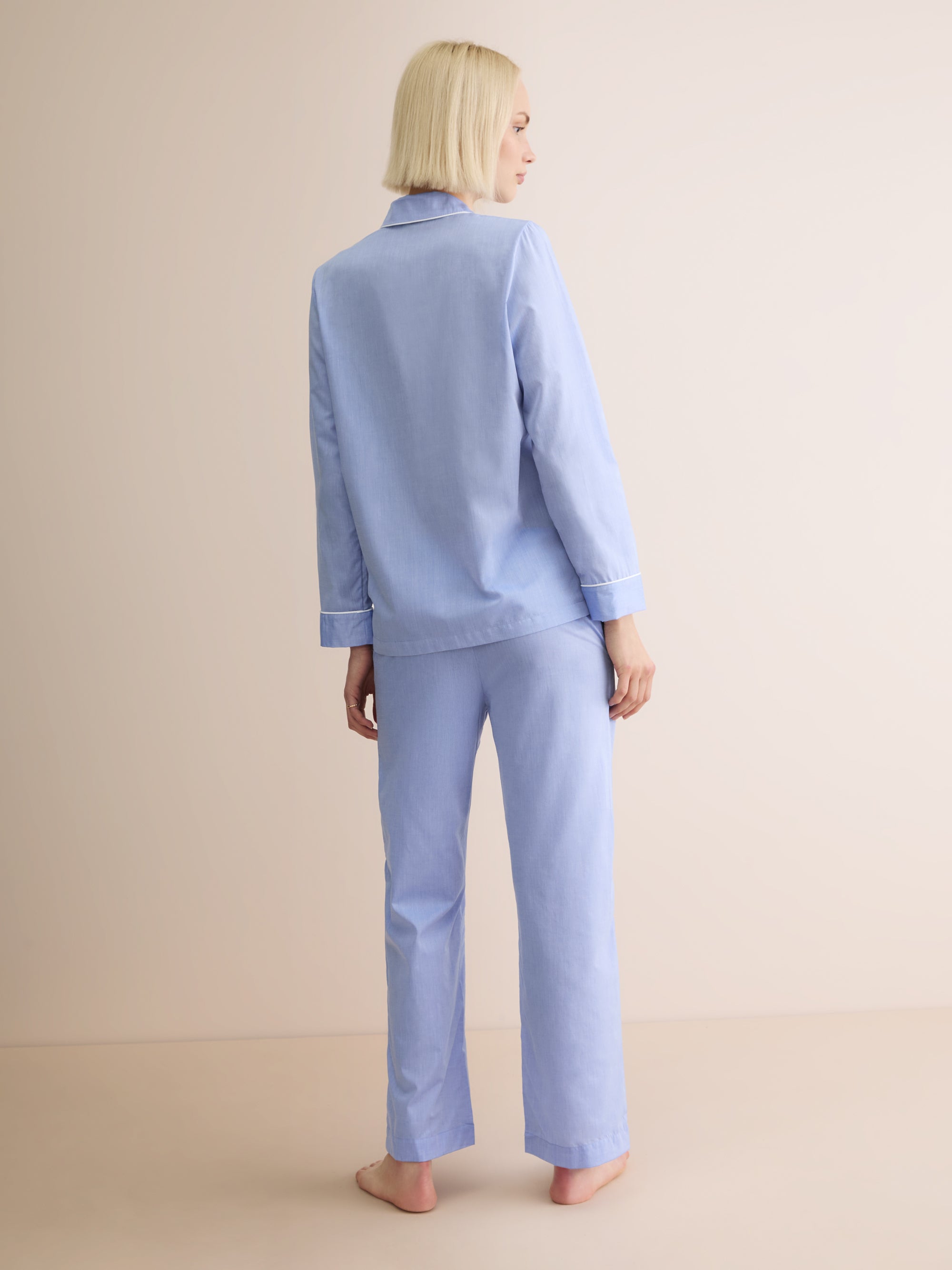 Women's Pyjamas Amalfi Cotton Batiste Blue