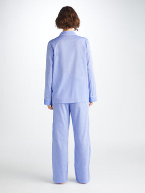 Women's Pyjamas Amalfi Cotton Batiste Blue