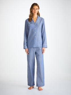 Women's Pyjamas Amalfi Cotton Batiste Denim