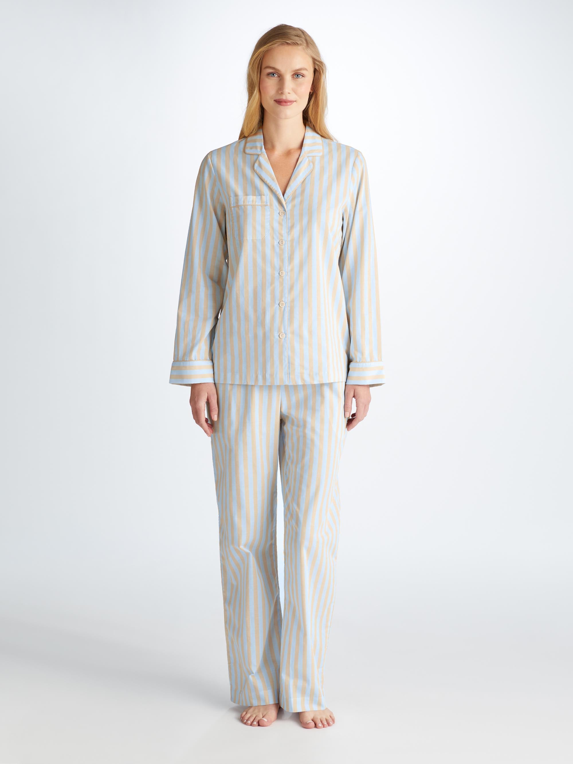 Women's Pyjamas Amalfi 20 Cotton Batiste Blue