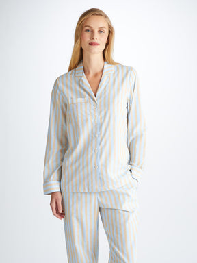 Women's Pyjamas Amalfi 20 Cotton Batiste Blue