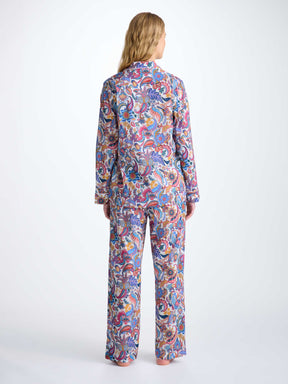 Women's Pyjamas Cotton Batiste Multi Jungle Paisley Print