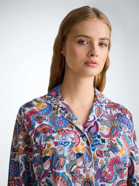 Women's Pyjamas Cotton Batiste Multi Jungle Paisley Print