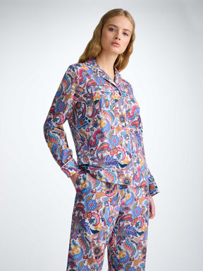 Women's Pyjamas Cotton Batiste Multi Jungle Paisley Print