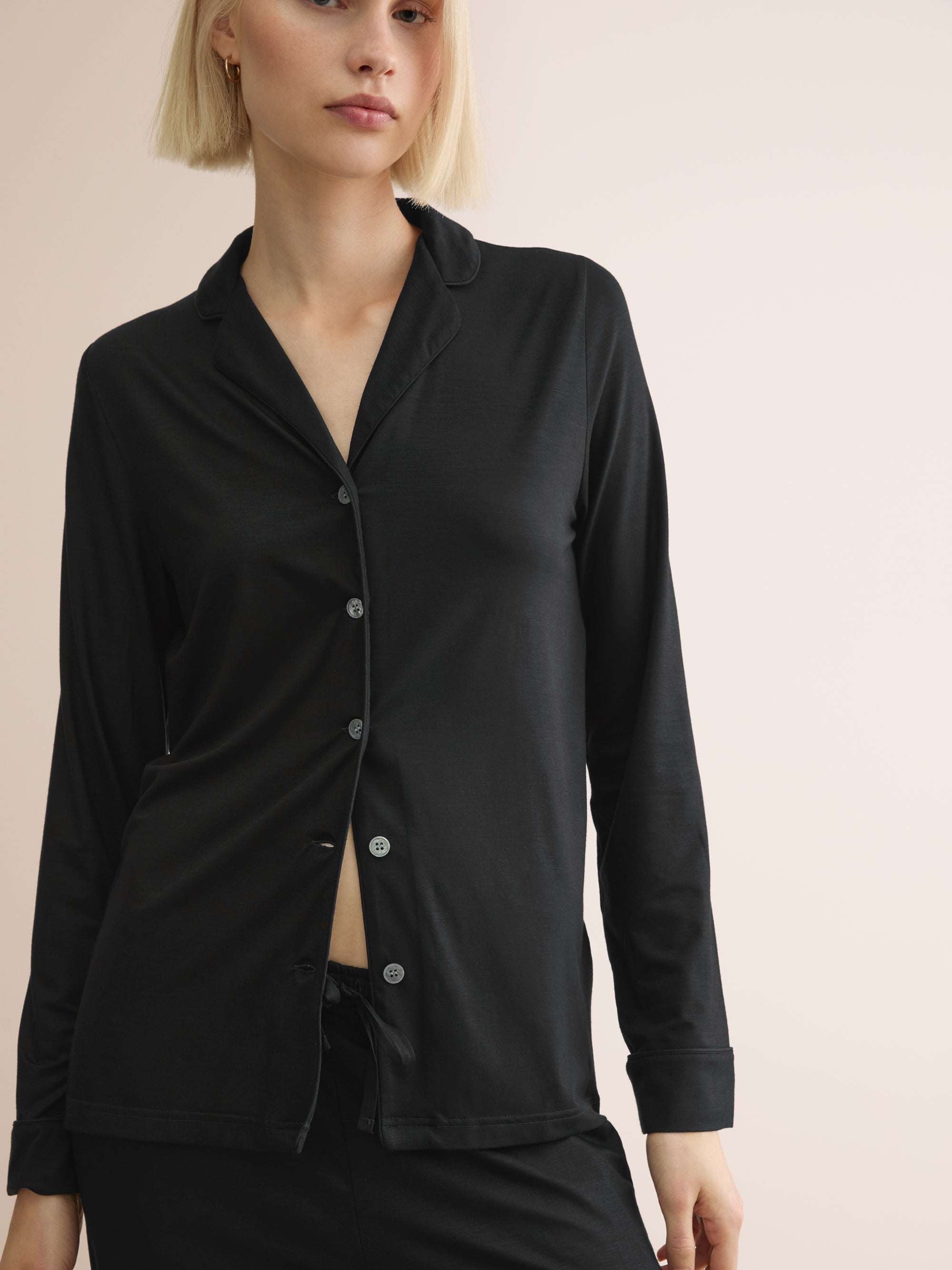 Women's Pajamas Lara Micro Modal Stretch Black